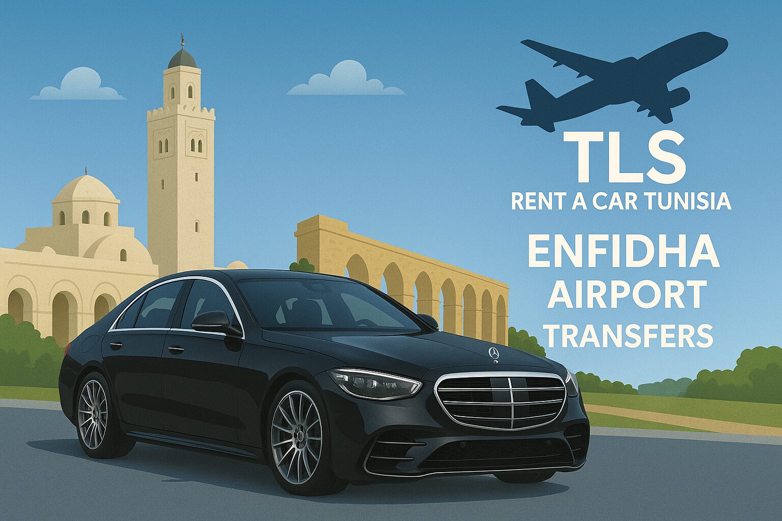 Airport Transfer Enfidha Taxi Airportby TLS Rent a Car